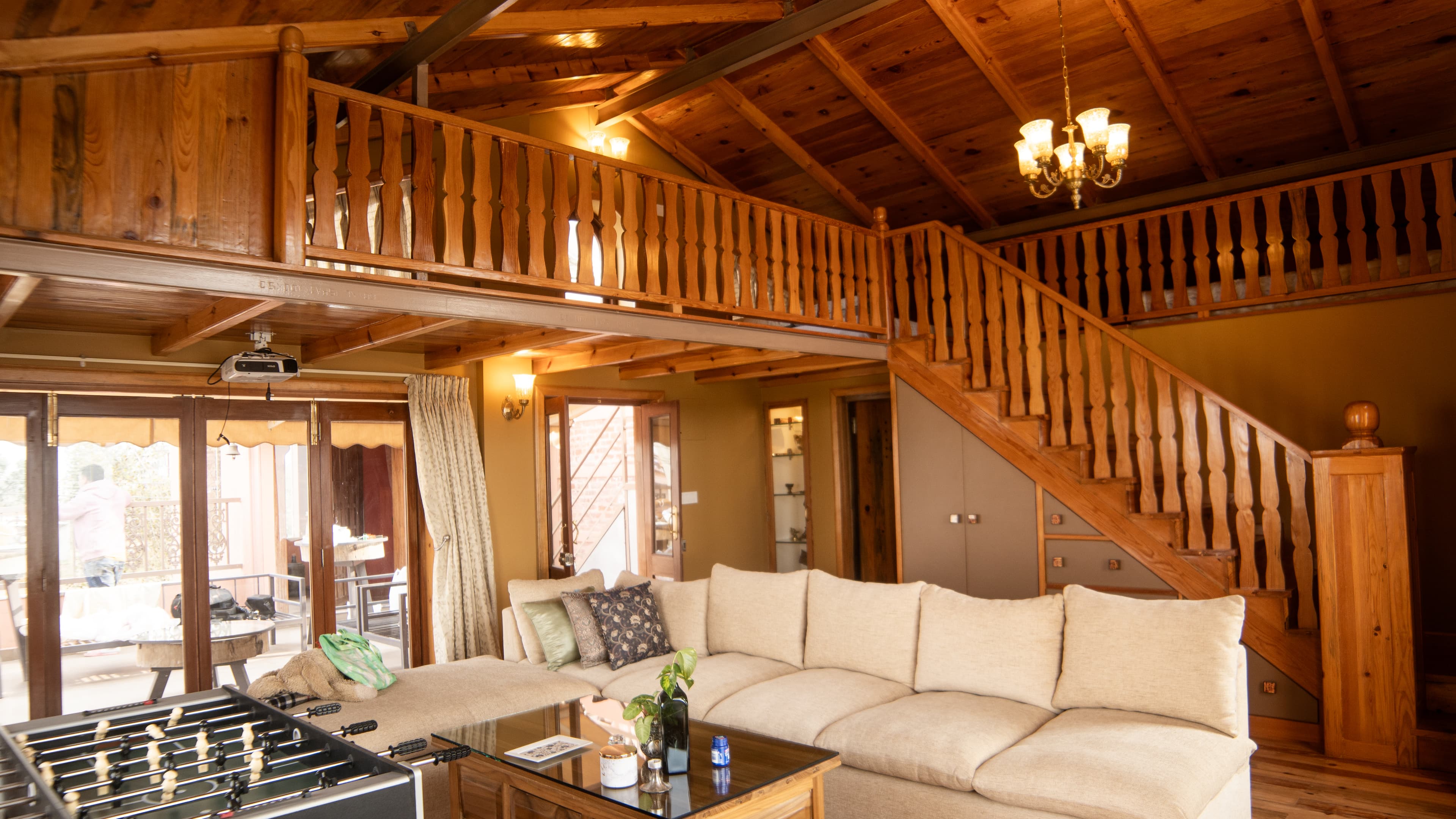 Living area at Bhaisepati Apartments