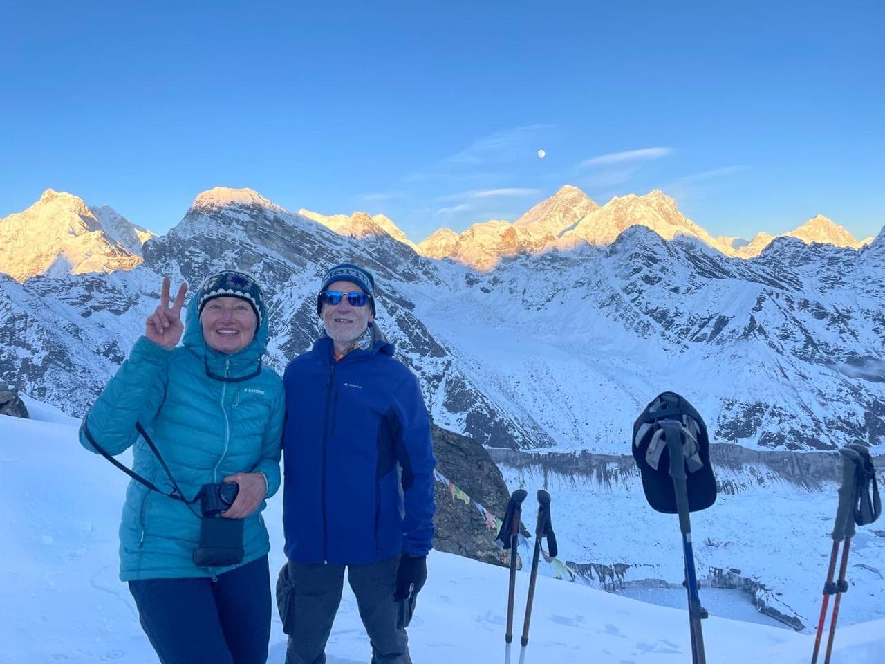 Mountain views on expedition